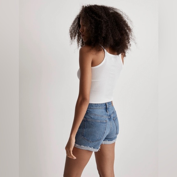 MADEWELL | high rise denim shorts | size 27 - Picture 2 of 5